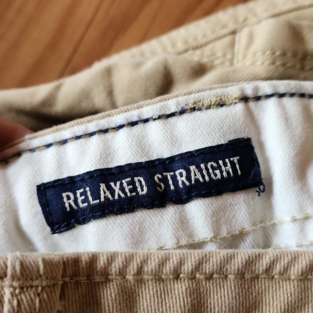 American Eagle Outfitters Relaxed Straight Khakis - Picture 4 of 7